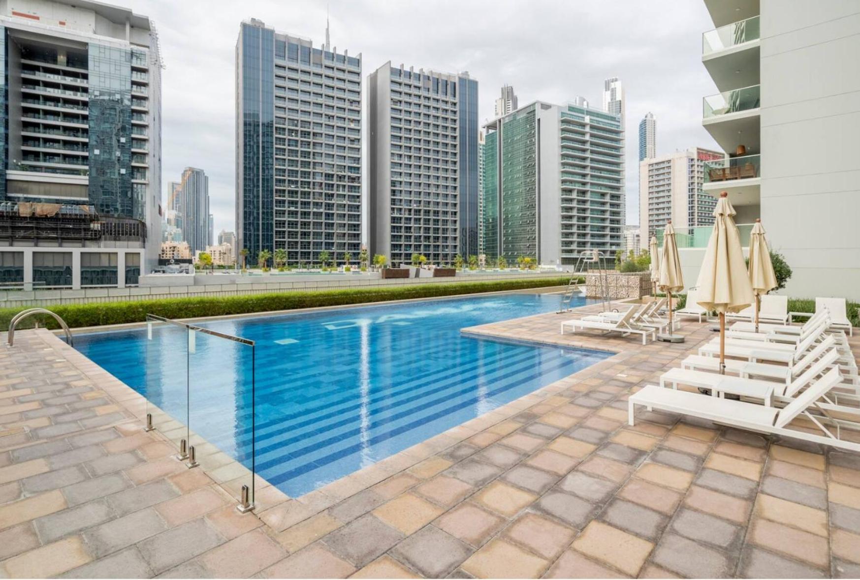 Luxury 2 Bedroom With Burj Khalifa View Дубай Екстер'єр фото